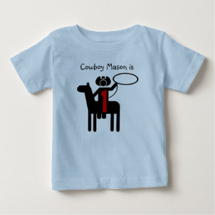Cowboy Anpassbarer Geburtstags-T - Shirt