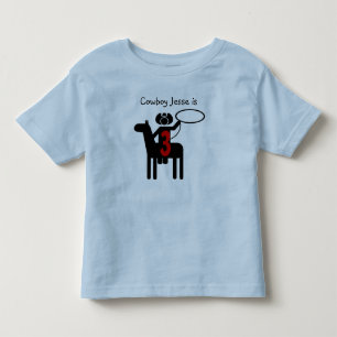 Cowboy Anpassbarer Geburtstags-T - Shirt