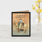 Cowboy/Appaloosa Intellektuelle Karte definieren (Gelbe Blume)