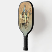 Cowboy, Appaloosa und Dogies Pickleball Paddle (Links)