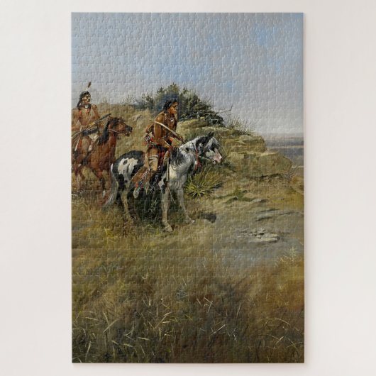 Cowboy Art by Charles Russell Puzzle (Vertikal)