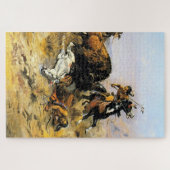 Cowboy Art by Charles Russell Puzzle (Horizontal)