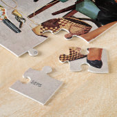 Cowboy Asleep in Beauty Salon Puzzle (Seite)
