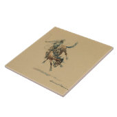 Cowboy auf einem Buckpferd #3 von Edward Borein Fliese (Seite)