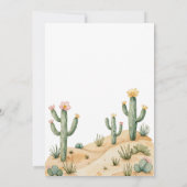 Cowboy auf Pferd 5. Geburtstagsparty Einladung (Rückseite)