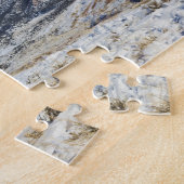 Cowboy auf Pferd mit Lederklappen Puzzle (Seite)