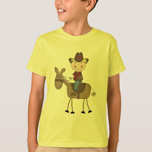Cowboy auf Pferdet-shirts und -geschenken T-Shirt (Vorderseite)