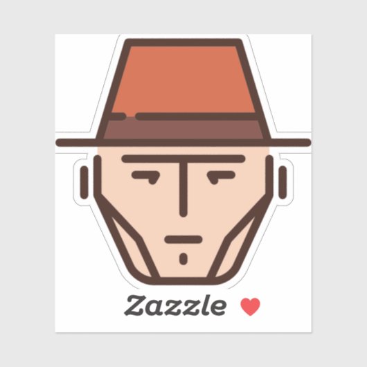 Cowboy Aufkleber (Blatt)