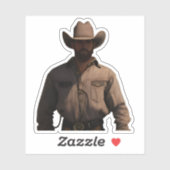 Cowboy Aufkleber (Blatt)