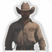 Cowboy Aufkleber (Vorderseite)