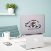 Cowboy aus der Hölle Aufkleber (Laptop auf Schreibtisch)