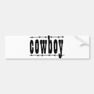 Cowboy Autoaufkleber