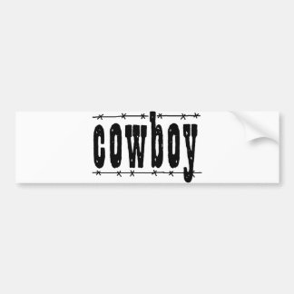 Cowboy Autoaufkleber
