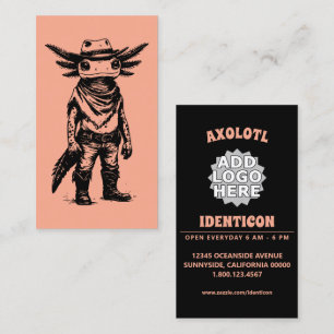 Cowboy-Axolotl Visitenkarte