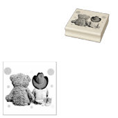 Cowboy Baby and Teddy Bear Baby Shower Gummistempel (Stempel)