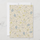 Cowboy Baby Dusche Country Western Blue Boy Einladung (Rückseite)