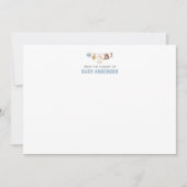 Cowboy Baby Dusche Danke Karte (Vorderseite)