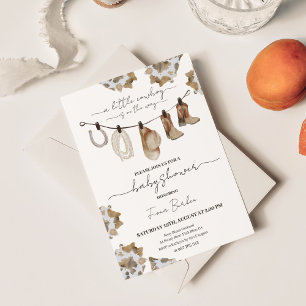 Cowboy Baby Dusche Einladung. Einladung