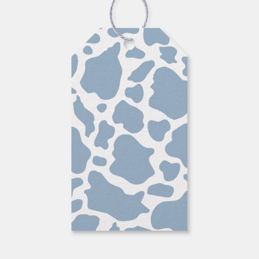 Cowboy Baby Dusche Gefallen Tag Geschenkanhänger (Rückseite)