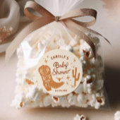 Cowboy Baby Dusche Gefälligkeitsaufkleber Runder Aufkleber