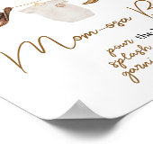 Cowboy Baby Dusche Mama Osa Bar Poster (Ecke)