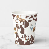 Cowboy Baby-Dusche Pappbecher (Rechts)