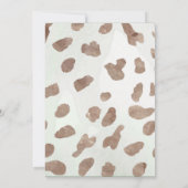 Cowboy Baby Dusche Party Einladung (Rückseite)