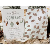 Cowboy Baby Dusche Western Einladung