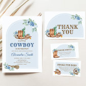 Cowboy Baby Shower Einladung