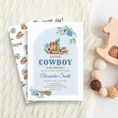 Cowboy Baby Shower Einladung