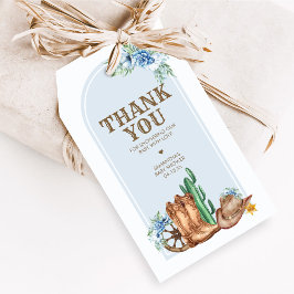 Cowboy Baby Shower Favor Tags Geschenkanhänger