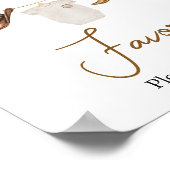 Cowboy Baby Shower Favoriten Poster (Ecke)