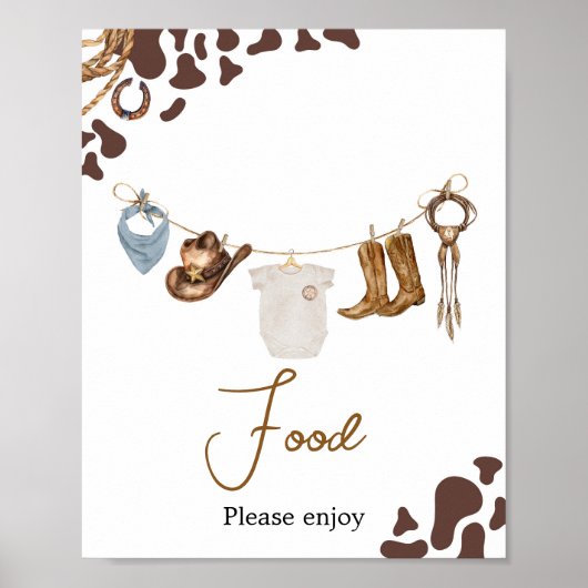 Cowboy Baby Showfood Poster (Vorne)