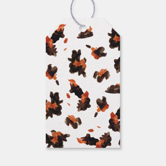 Cowboy Baby Showmarke Geschenkanhänger (Rückseite)