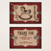 Cowboy Baby TY-Geschenk Tag 2 (Vorne & Hinten)