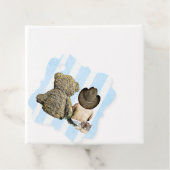 Cowboy Baby und Teddy Bear - Geschenkmarke Geschenkanhänger (Beispiel)
