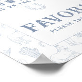 Cowboy-Babydusche Favoriten Poster (Ecke)