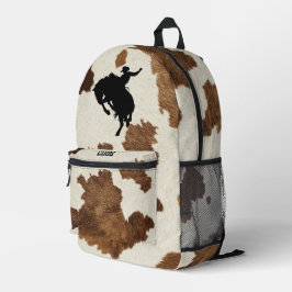 Cowboy-Backpack | Personalisierter Western Rodeo Bedruckter Rucksack