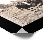 Cowboy Band Oregon Foto 1911 Poster (Ecke)