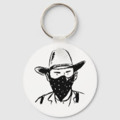 Cowboy Bandit Schlüsselanhänger (Vorderseite)