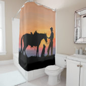 COWBOY-BEGLEITER DUSCHVORHANG (Beispiel)