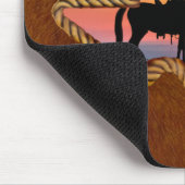 COWBOY-BEGLEITER MOUSEPAD (Ecke)