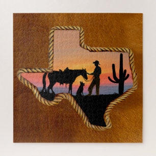 COWBOY-BEGLEITER PUZZLE