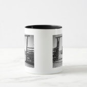Cowboy beim Lassowerfen Tasse (Zentrum)