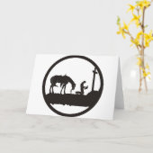 Cowboy beten karte (Gelbe Blume)