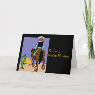 Cowboy-bewegliche Mitteilung Ankündigung