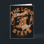 Cowboy-Bibel-Schriftvers Western Country Jesus Karte<br><div class="desc">Cowboy-Bibel-Schriftvers Western Country Jesus Glaube</div>