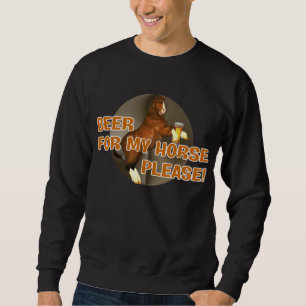Cowboy-Bier für mein PferdeSweatshirt Sweatshirt