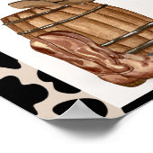 Cowboy Birthday 2. Rodeo Geburtstagsparty Poster (Ecke)