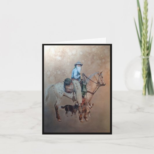 Cowboy Birthday Card Karte (Vorderseite)
